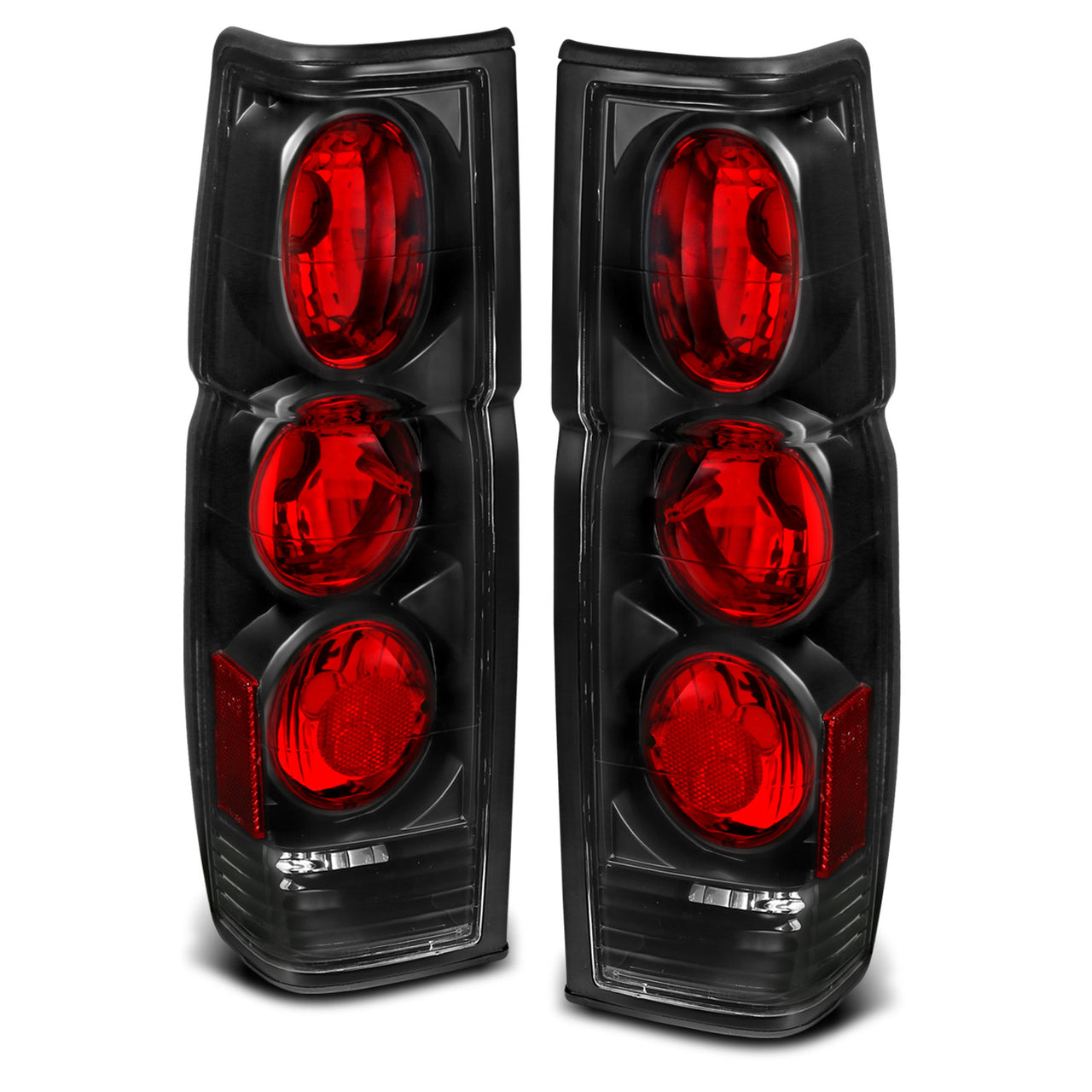 NISSAN HARDBODY 86-97 TAIL LIGHTS G2 BLACK