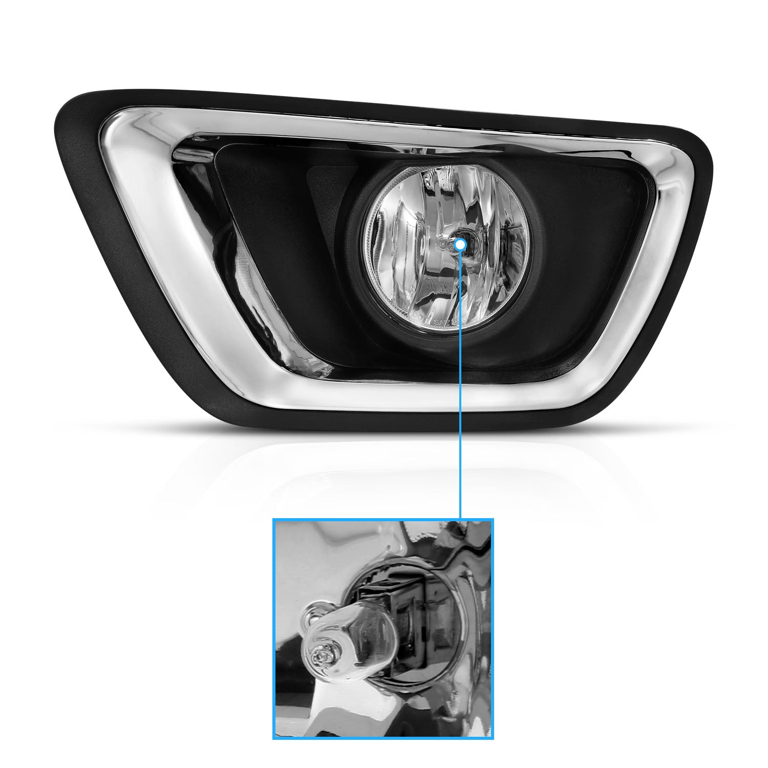 CHEVROLET COLORADO 2015 UP FOG LIGHTS CLEAR