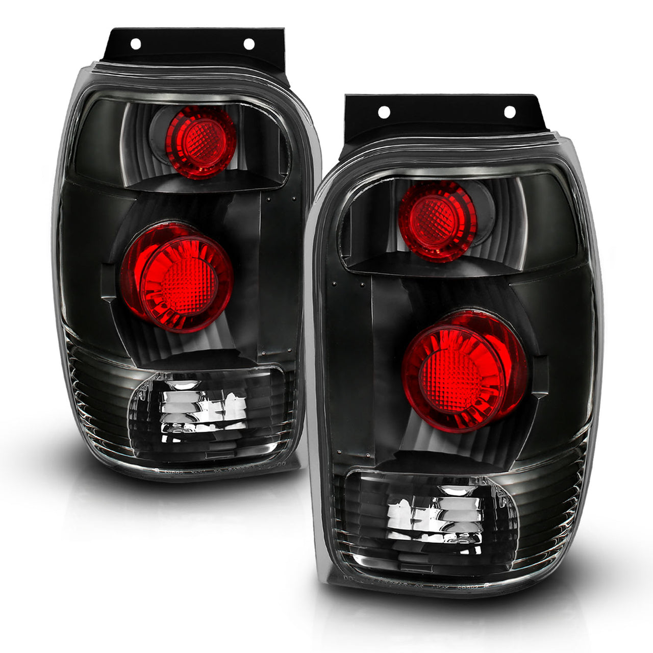 FORD EXPLORER 98-00 TAIL LIGHTS BLACK