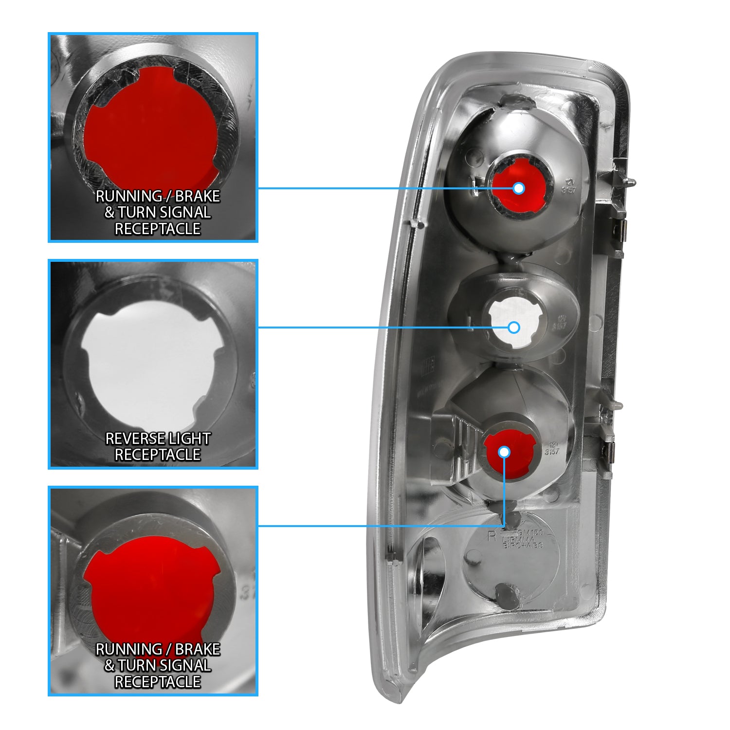 CHEVY SUBURBAN/TAHOE 00-06 TAIL LIGHTS SMOKE