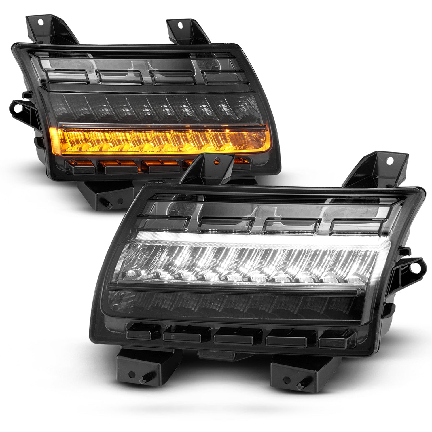 JEEP WRANGLER 10-21 LED SIDE MARKERS SMOKE LENS (SEQUENTIAL SIGNAL) (FOR LOW CONFIGURED)