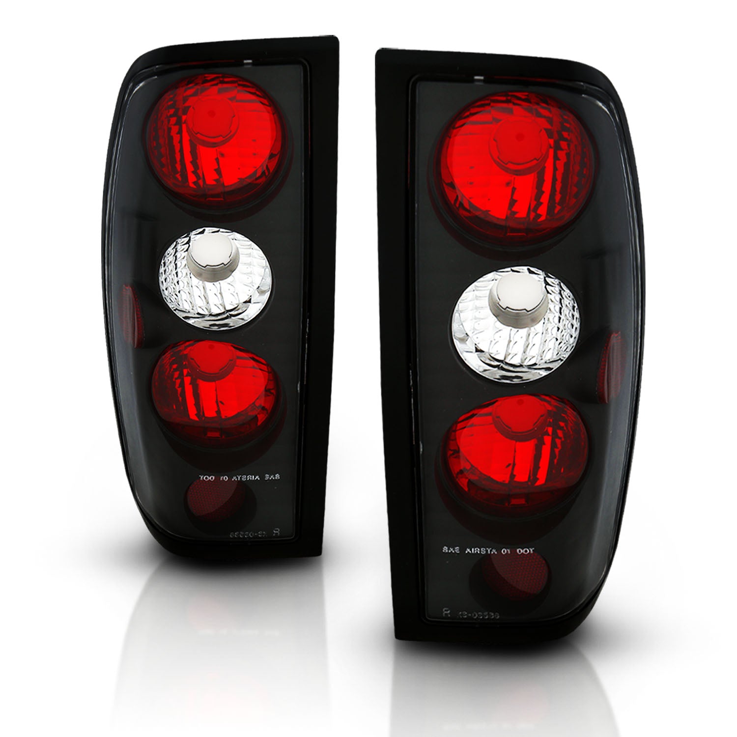 NISSAN FRONTIER 98-04 TAIL LIGHTS BLACK