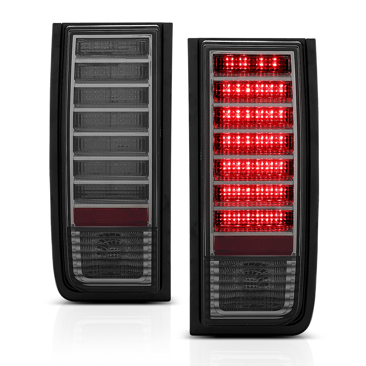 GMC HUMMER H2 SUV 03-09 LED TAIL LIGHTS SMOKE