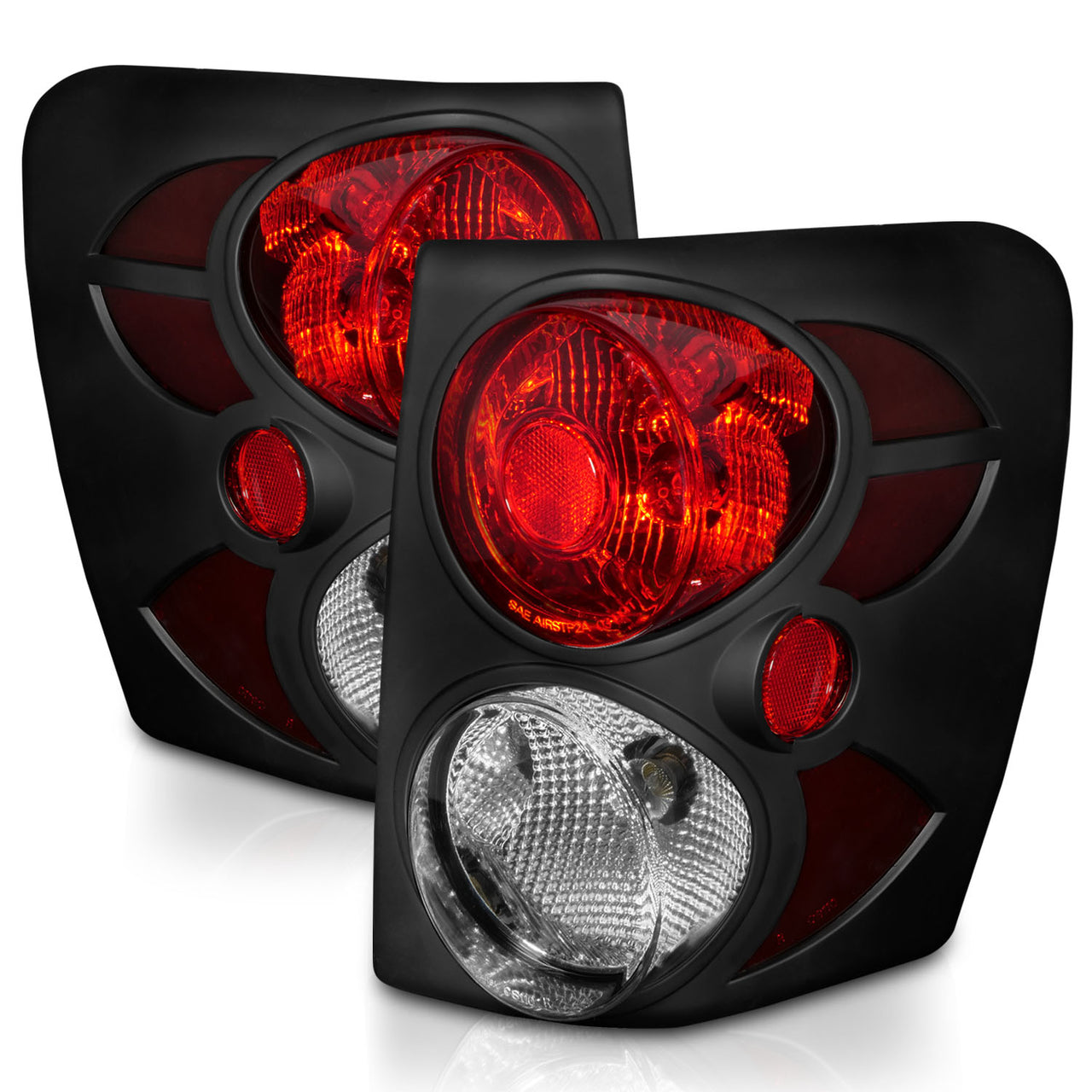 JEEP GRAND CHEROKEE 99-03 TAIL LIGHTS BLACK