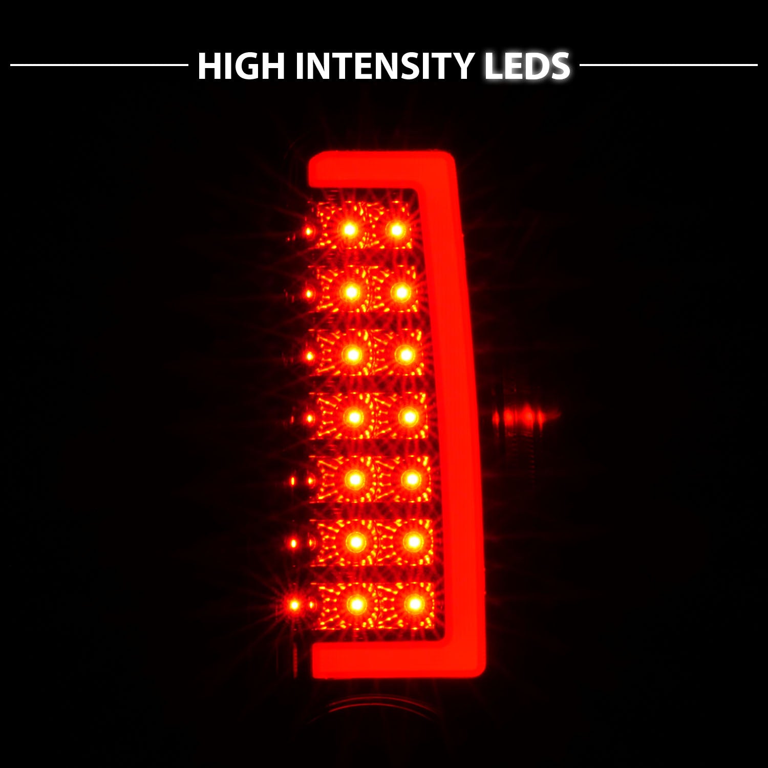 CHEVY COLORADO/GMC CANYON 04-12  LED TAIL LIGHTS BLACK (W/ C LIGHT BAR)