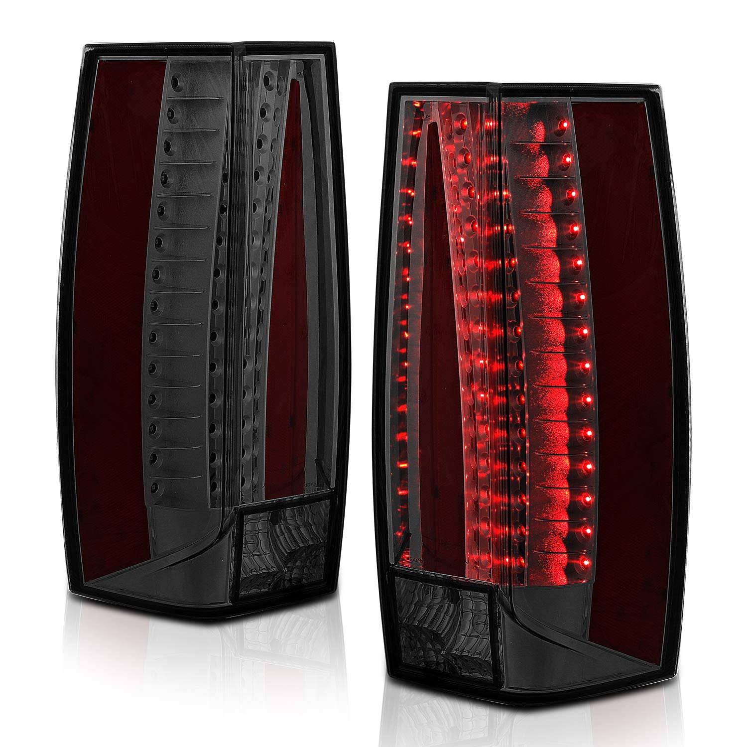 CHEVY TAHOE/SUBURBAN/YUKON/YUKON XL 07-10 LED G5 TAIL LIGHTS SMOKE (ESCALADE LOOK)