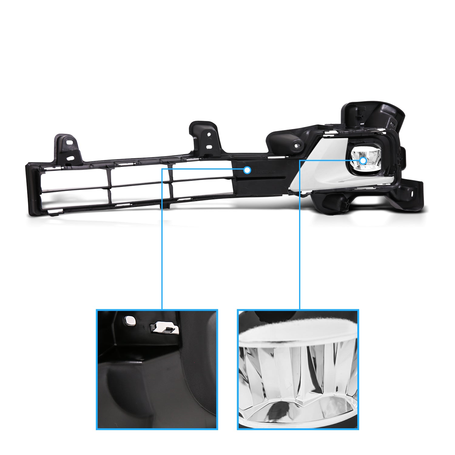 TOYOTA LAND CRUISER 16 UP FOG LIGHTS(3 PCS)