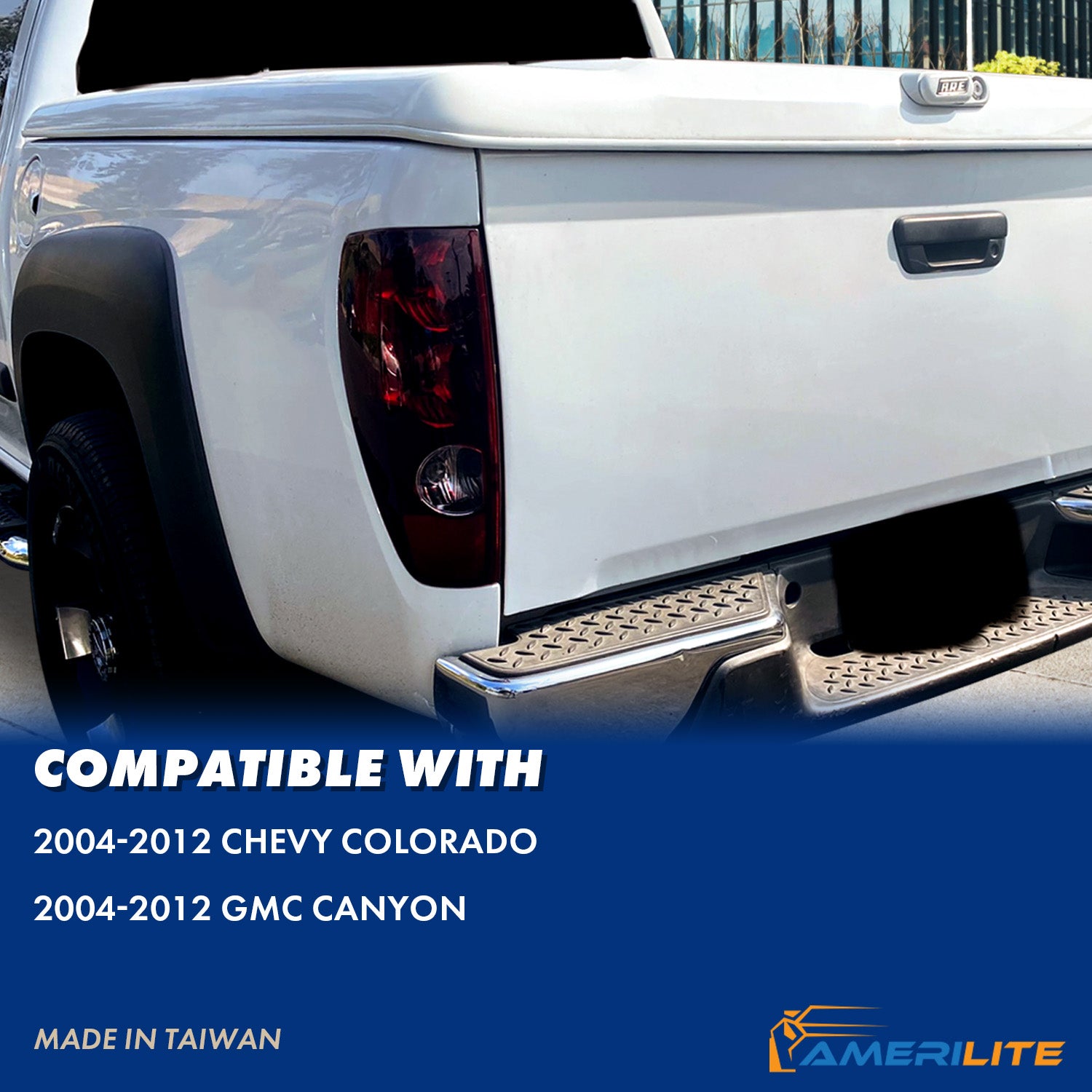 CHEVY COLORADO/ GMC CANYON 04-12 TAIL LIGHTS DARK RED (OE STYLE)