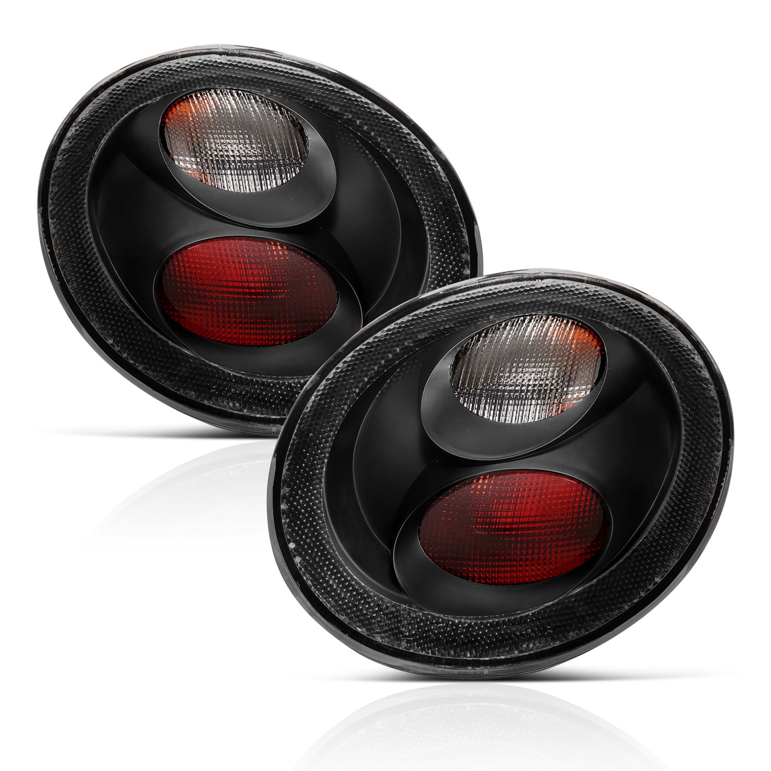 VOLKSWAGEN BEETLE 98-02 TAIL LIGHTS BLACK