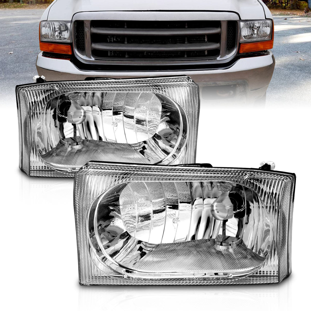 FORD EXCURSION 00-04/SUPER DUTY 99-04 HEADLIGHTS CLEAR
