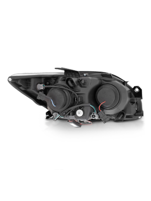 SCION TC 05-10 PROJECTOR HEADLIGHTS HALO BLACK CLEAR AMBER (RX HALO)