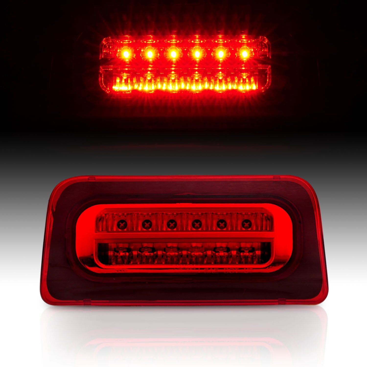 CHEVY S-10/GMC SONOMA 94-04 LED 3RD BRAKE LIGHT ALL RED (ONLY FOR STANDARD CAB MODEL)