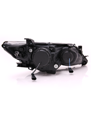 TOYOTA CAMRY 12-13 PROJECTOR HEADLIGHTS HALO BLACK CLEAR AMBER