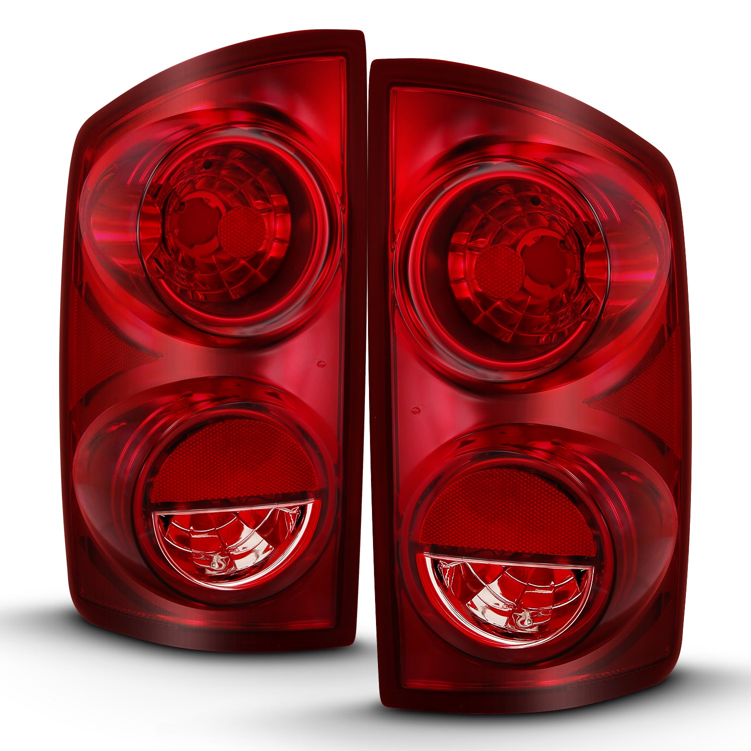 DODGE RAM 1500/2500/3500 07-09 TAIL LIGHTS RED LENS (OE REPLACEMENT)