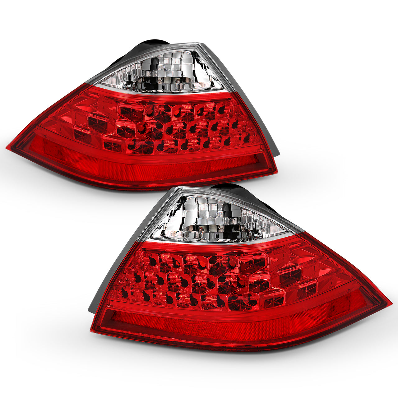 HONDA ACCORD 06-07 4DR TAIL LIGHTS RED/CLEAR (NO LED KIT)