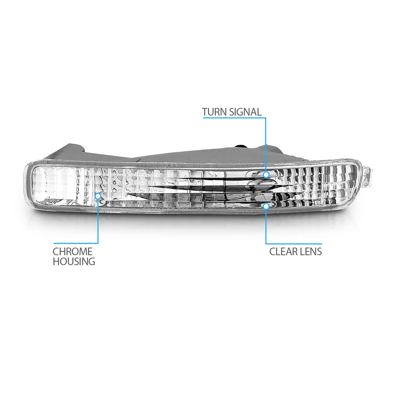HONDA ACCORD 96-97 BUMPER LIGHTS CLEAR