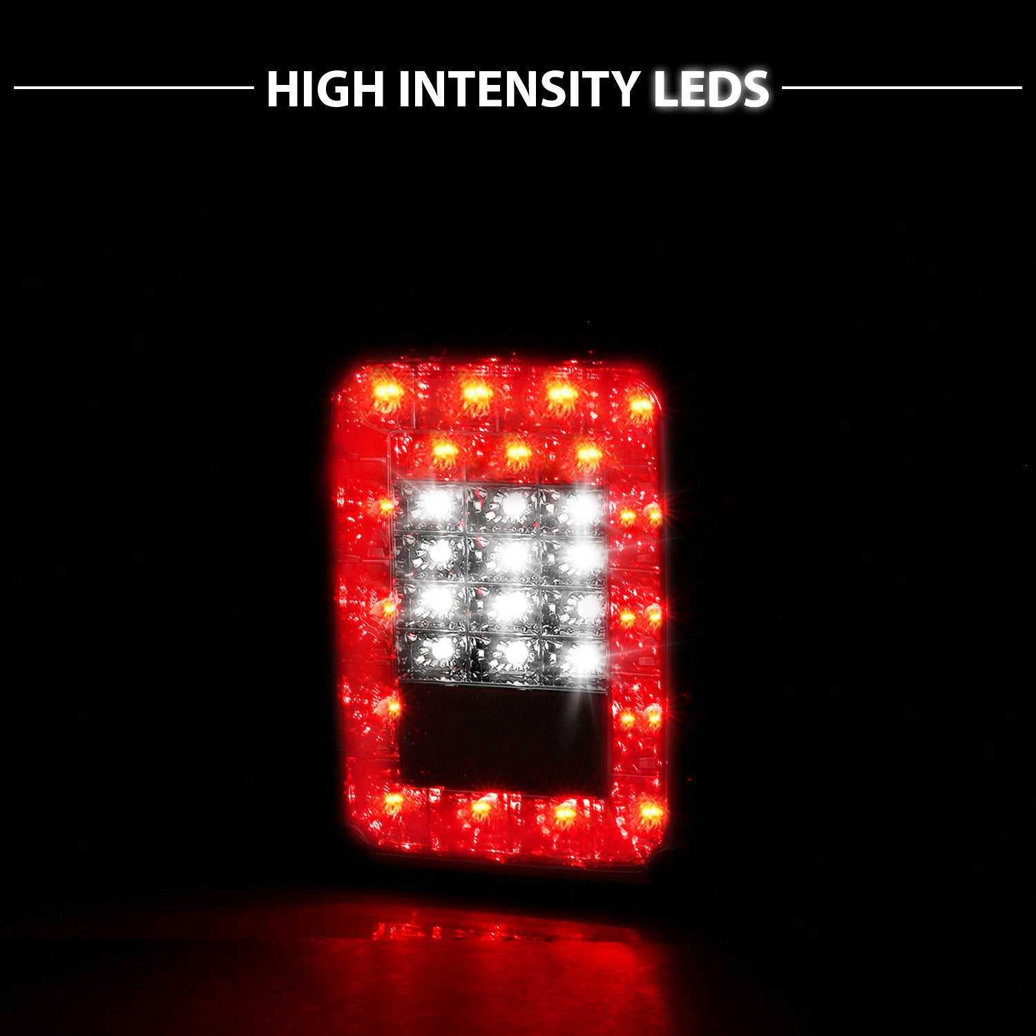 JEEP WRANGLER 07-17 LED TAIL LIGHTS SMOKE