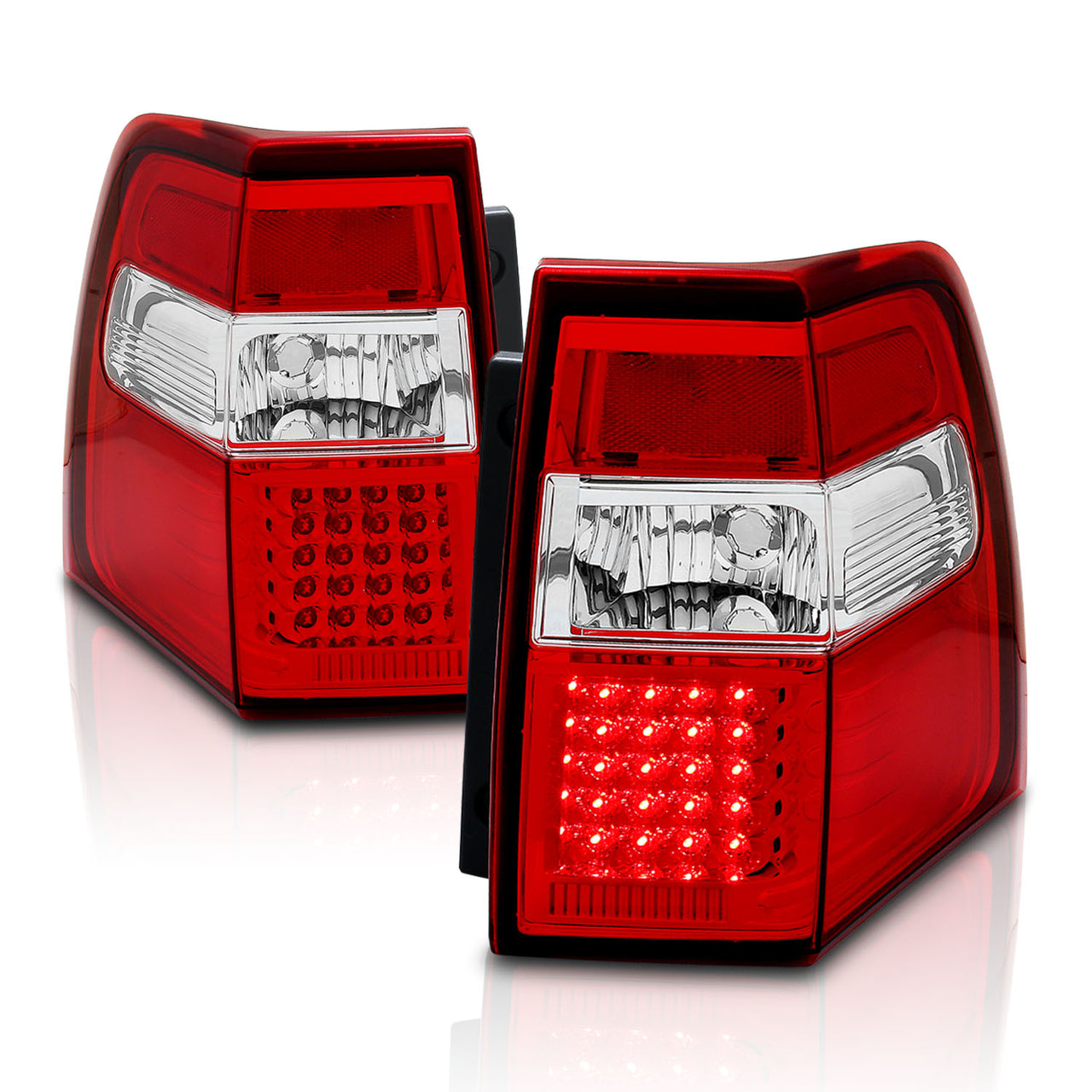 FORD EXPEDITION 07-UP LED TAIL LIGHTS RED/CLEAR