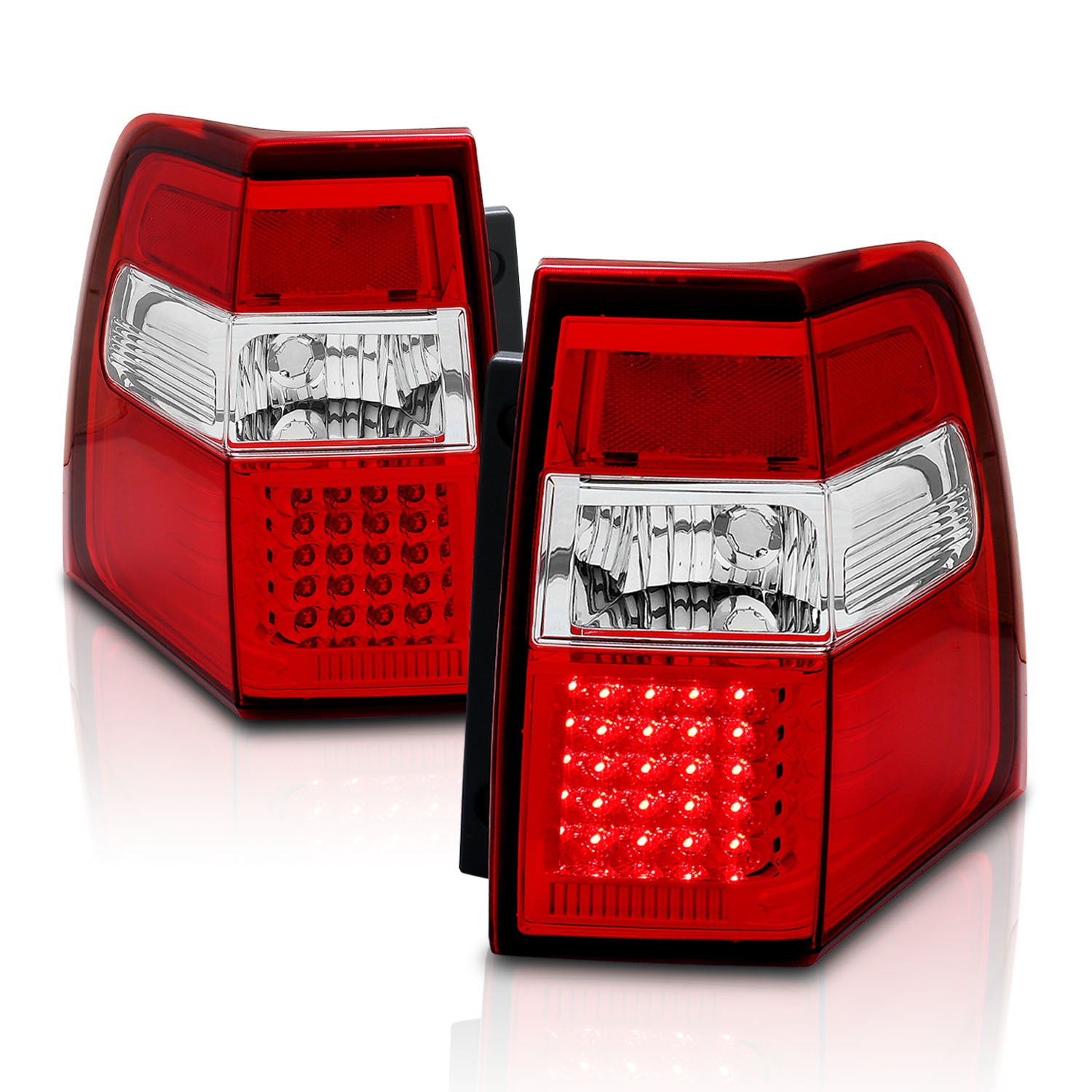 FORD EXPEDITION 07-UP LED TAIL LIGHTS RED/CLEAR
