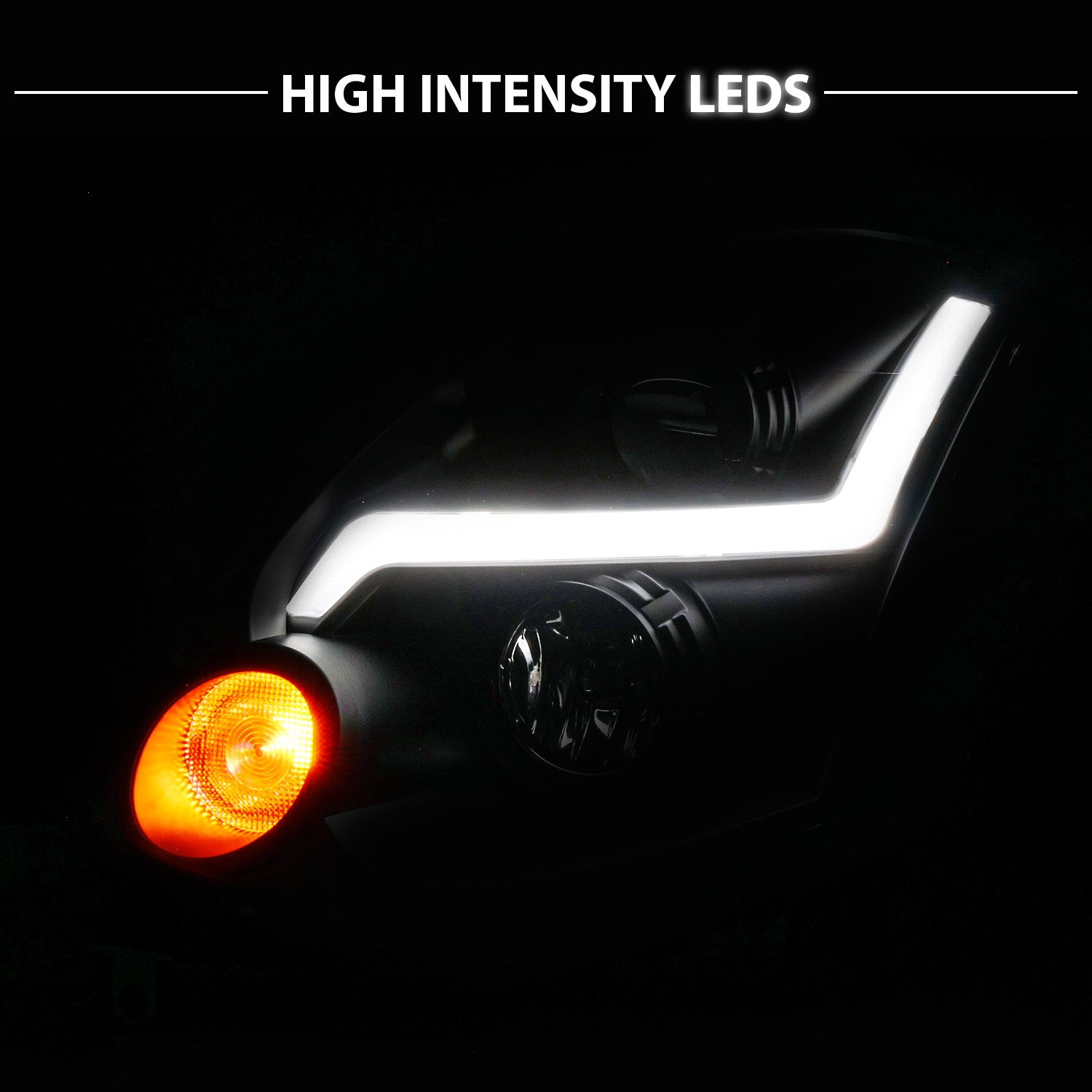 INFINITI G35 03-07 2DR H.L BLACK PROJECTOR CLEAR HALO(HID COMPATIBLE& SUPER WHITE)