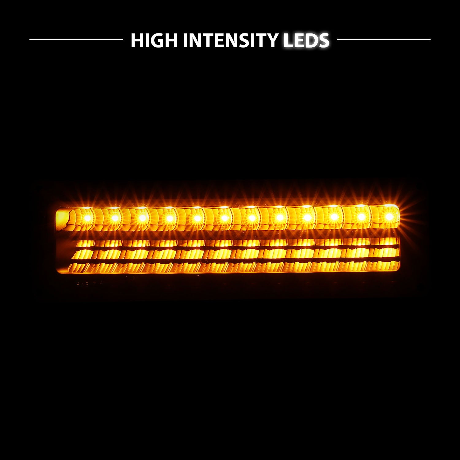 CHEVY FULLSIZE/BLAZER/SUBURBAN/SIERRA/YUKON 88-98 PARKING LED LIGHTS JDM BLACK