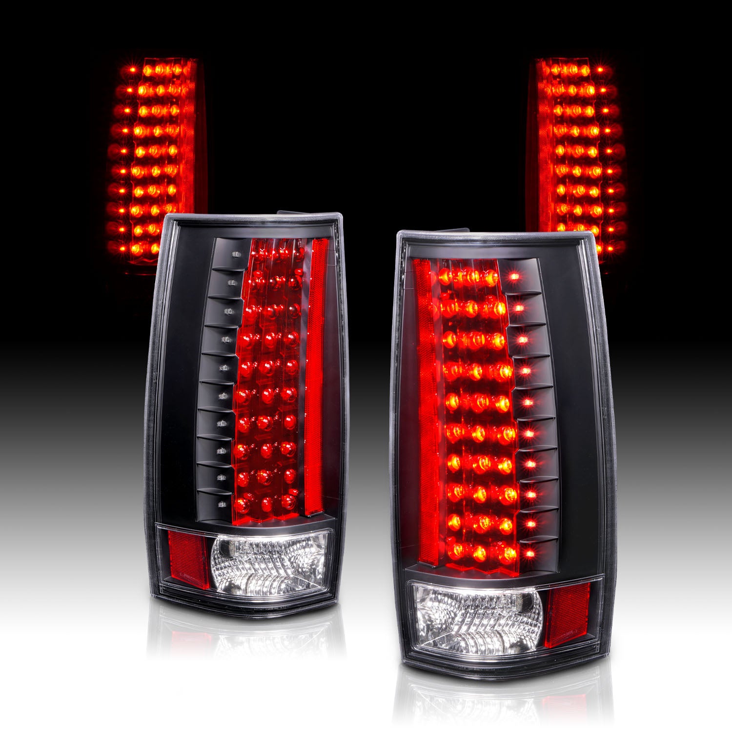 CHEVY TAHOE/SUBURBAN 07-UP LED G3 TAIL LIGHTS BLACK