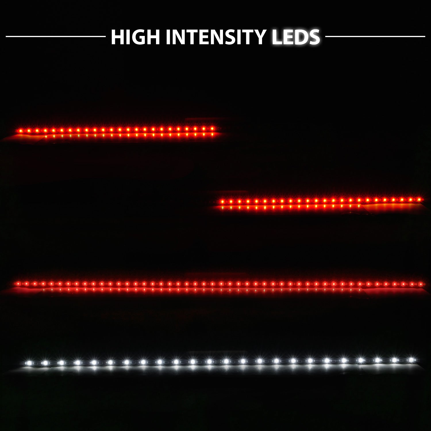 60" 5-FUNCTION TGB, 90 SMD LED (R: 60LED, W: 30LED), DC12V