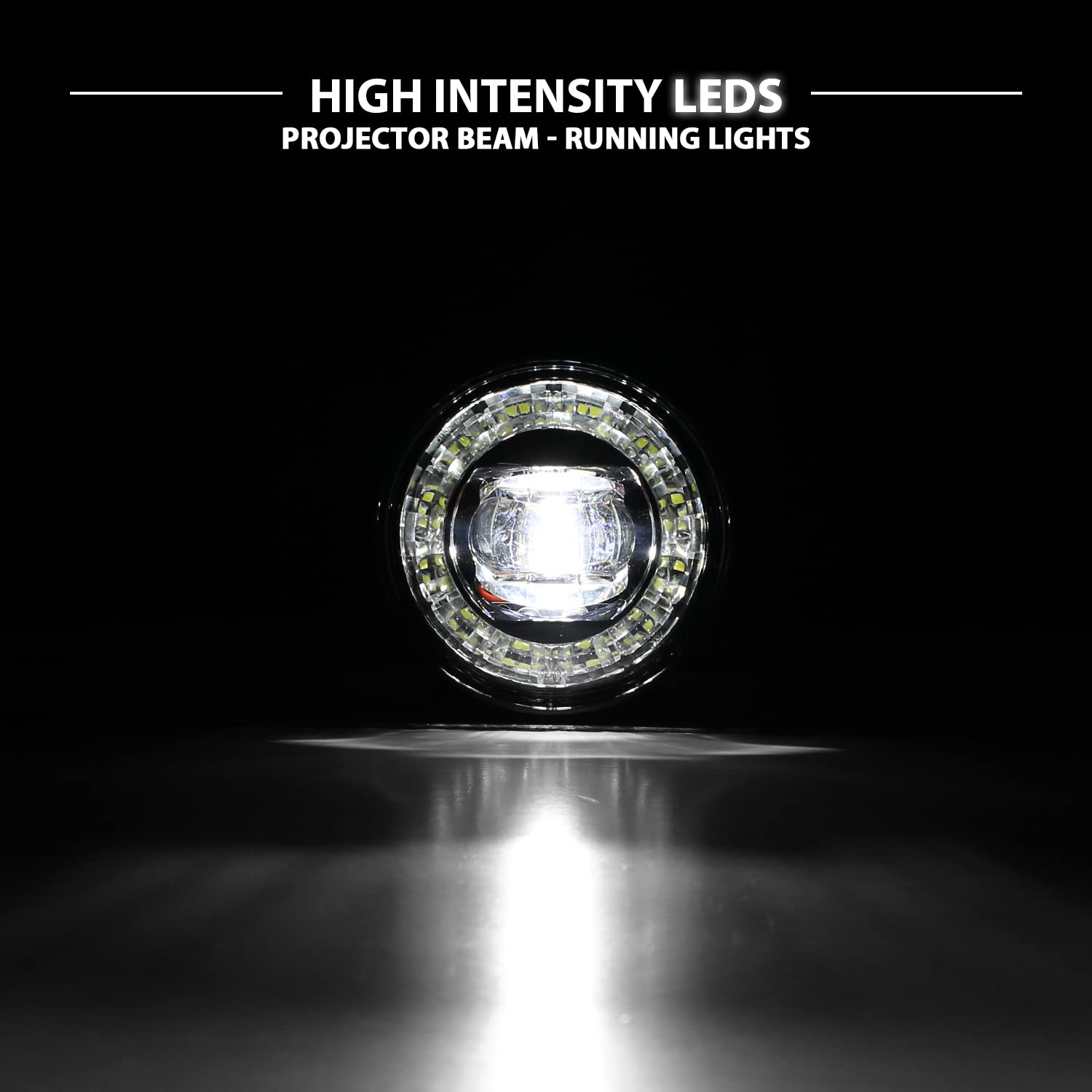 2 IN 1 DESIGN, FOG LIGHTS, 3PCS*3W CREE LED, DIAMOND RING( SUIT FOR VARITY OF CARS)