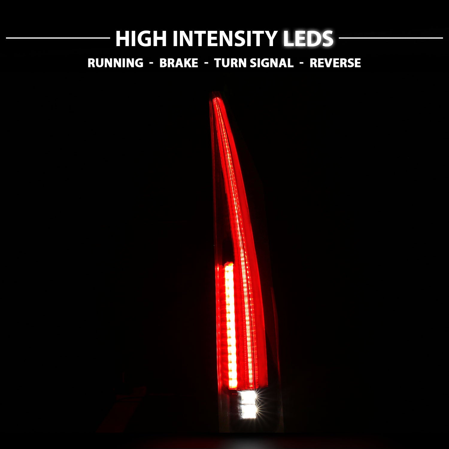 CHEVY TAHOE/SUBURBAN/ YUKON 07-14 LED TAIL LIGHTS (LONG VERSION)