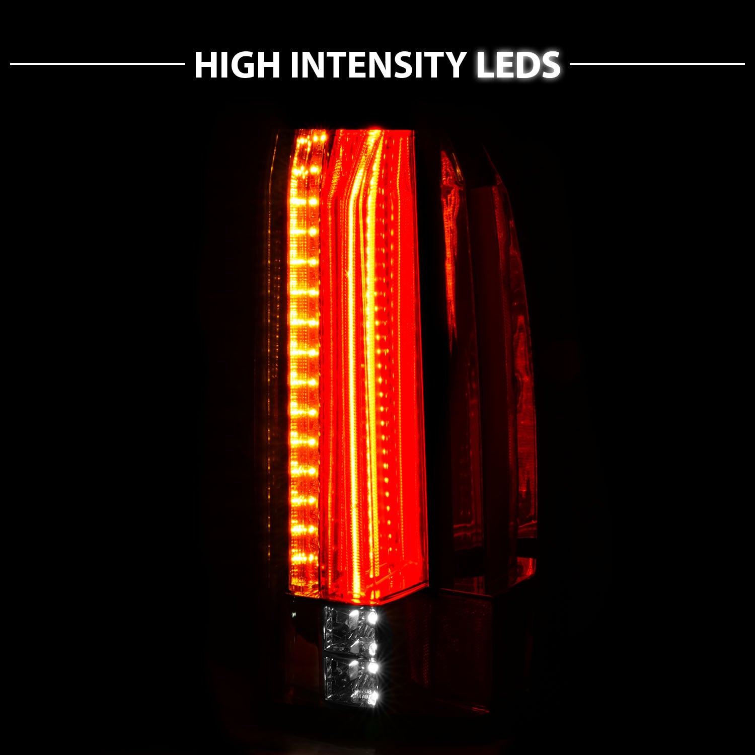 GMC YUKON/YUKON XL 15-17 LED TAIL LIGHTS ALL CHROME