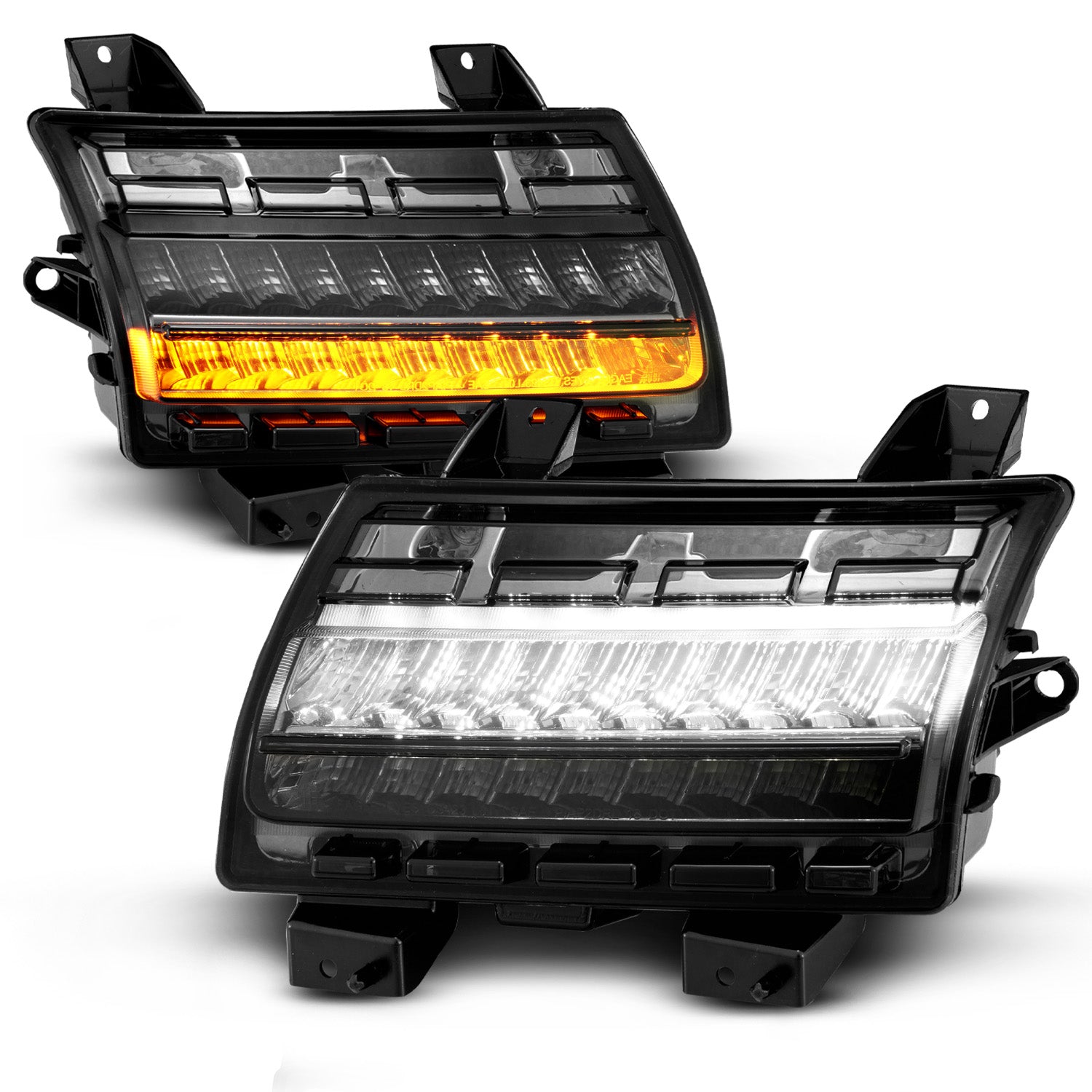 JEEP WRANGLER 18-21 / GLADIATOR 20 LED SIDE MARKERS SMOKE  (SEQUENTIAL SIGNAL) (FOR HIGH CONFIGURED)