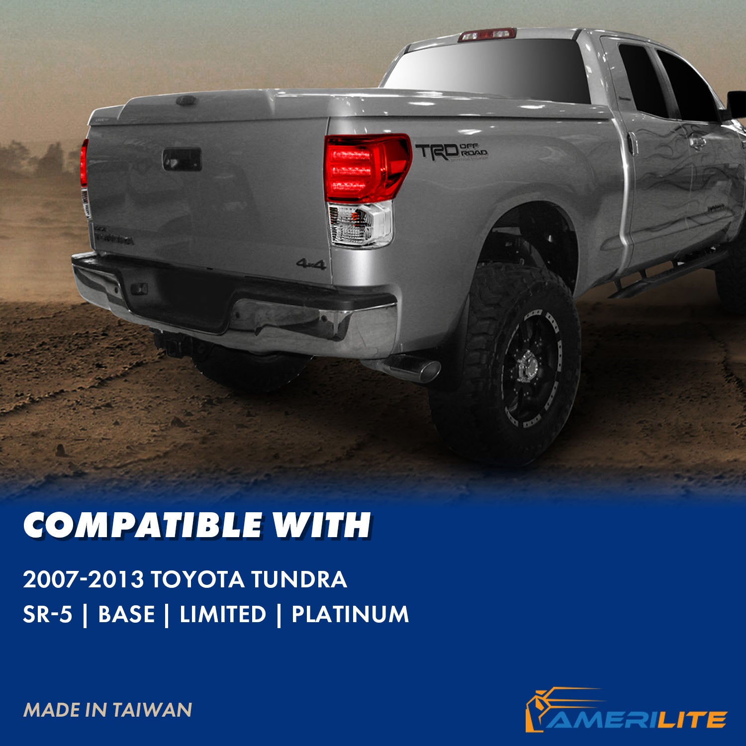 TOYOTA TUNDRA 07-11 LED TAIL LIGHTS RED/CLEAR G2