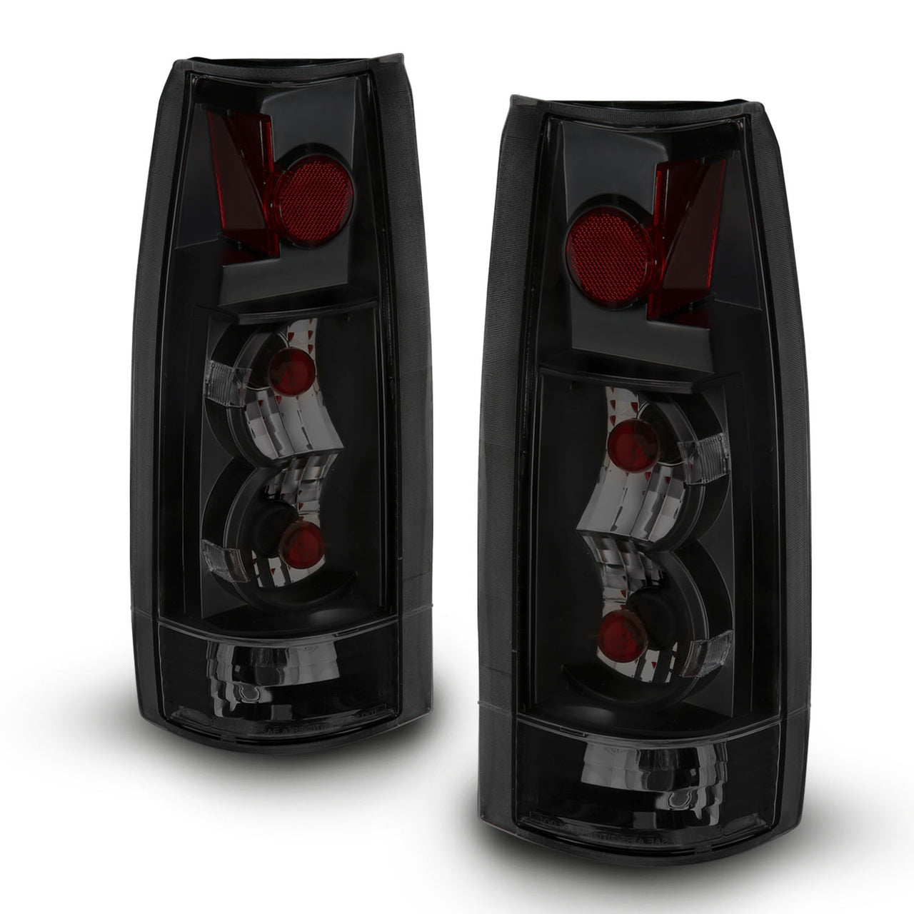 Chevy/GMC C/K 1500/2500/3500 88-99, SUBURBAN/YUKON 92-00, TAHOE 94-00, BLAZER 92-94, CADILLAC ESCALADE 99-00 TAIL LIGHTS DARK SMOKE NEW VERSION