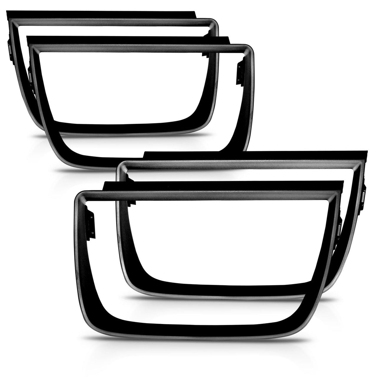 CHEVY CAMARO 10-UP TAIL LIGHTS BEZEL FLAT BLACK 4 PCS