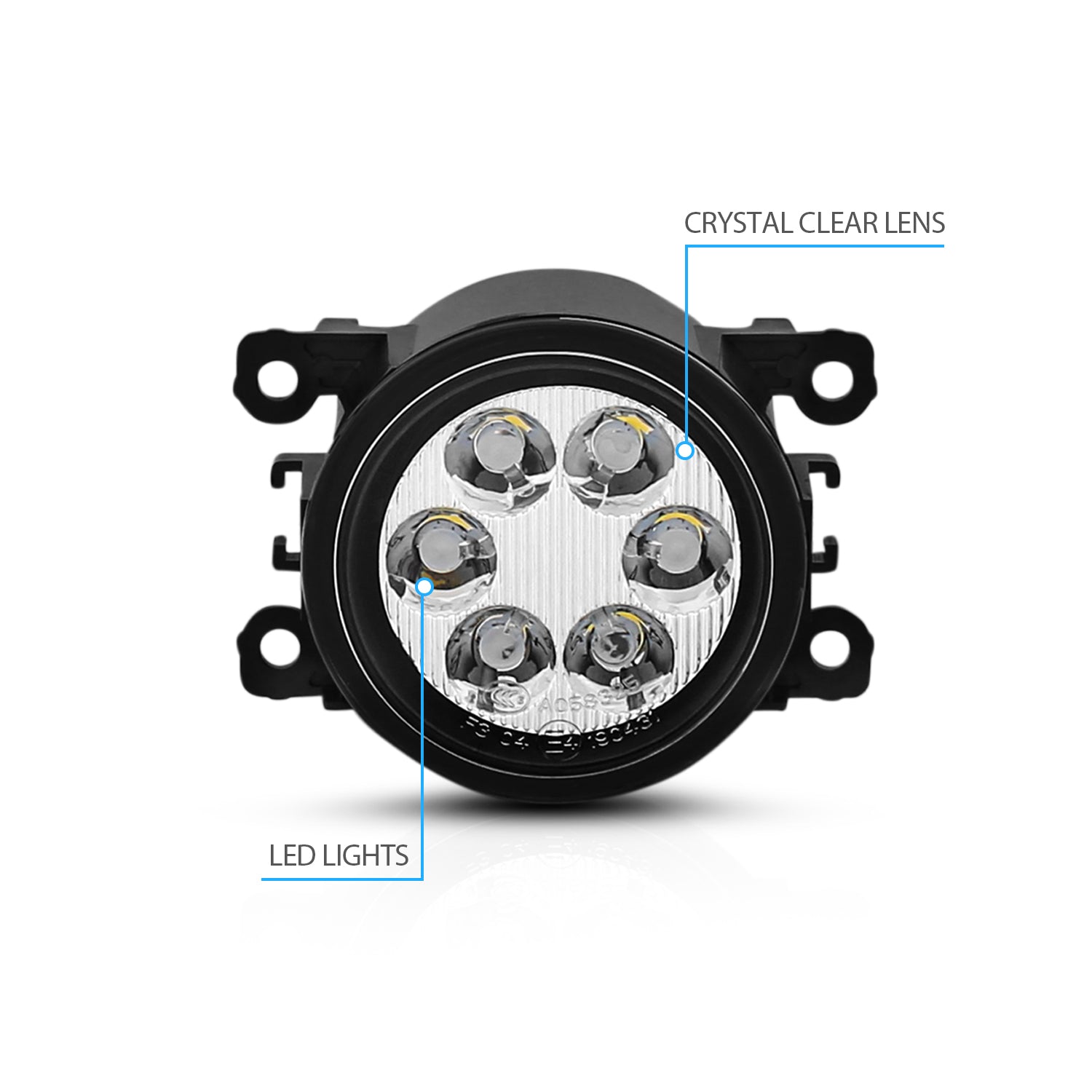 LED FOG LIGHTS FOR NISSAN, RENAULT, CITROEN, FORD AND HONDA, 6x3W LED