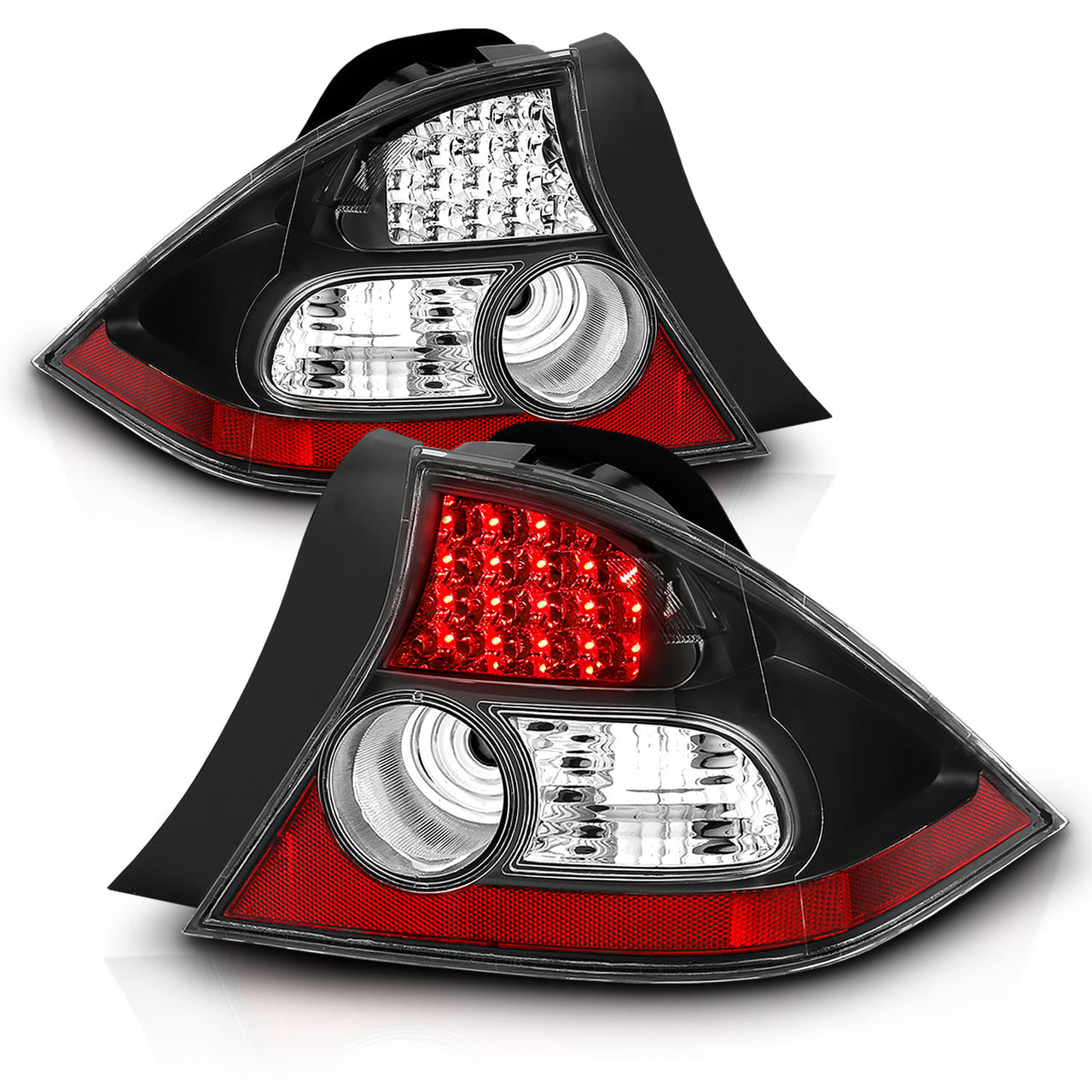 HONDA CIVIC 04-05 2DR LED TAIL LIGHTS BLACK