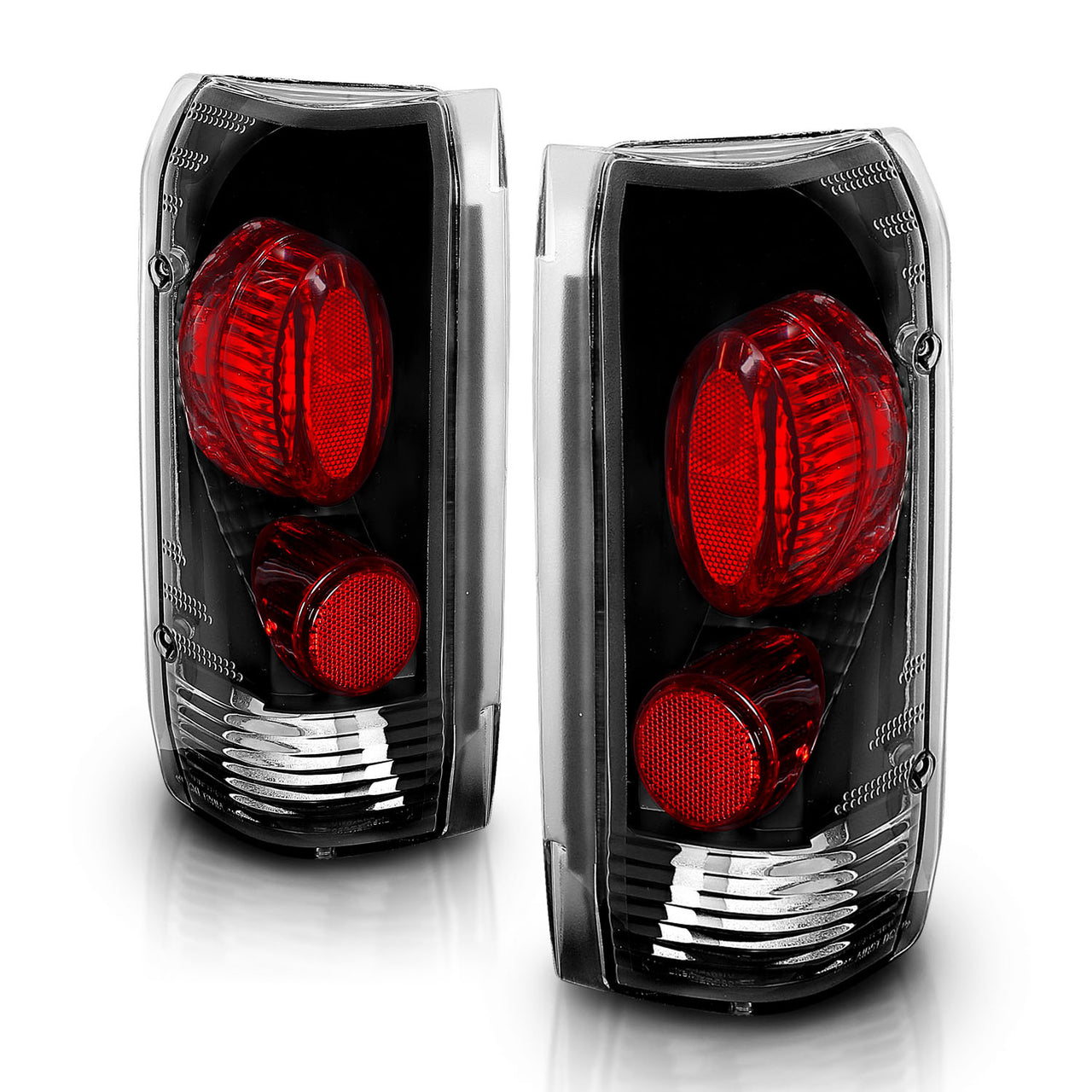 FORD F-SERIES 87-97/BRONCO 87-96 TAIL LIGHTS BLACK