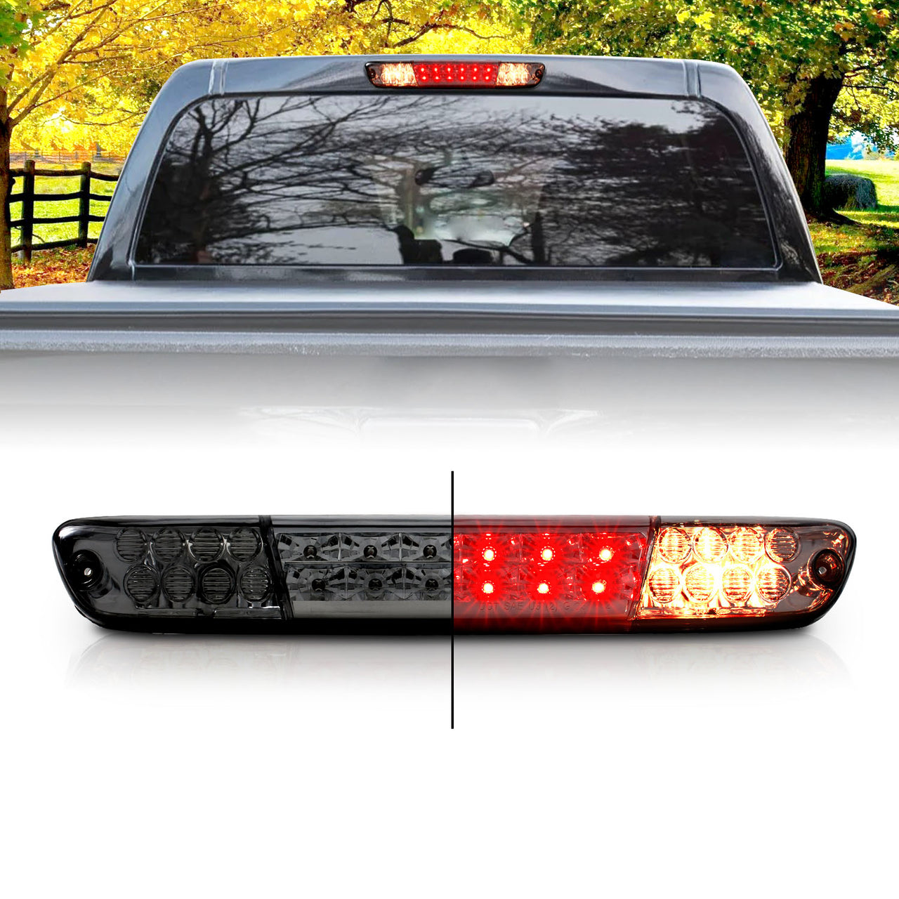 CHEVY COLORADO 04-08 LED 3RD BRAKE LIGHT SMOKE